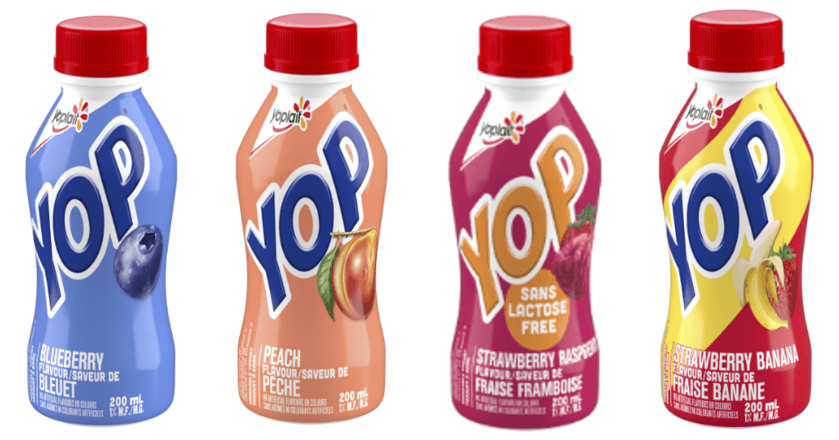 Yoplait Yop Yogurts Recalled in Canada Due to Possible Plastic Contamination