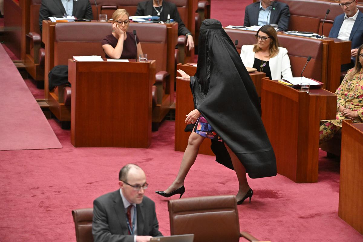 One Nation Leader Appeals to Prime Minister to Lift Burqa Suspension thumbnail
