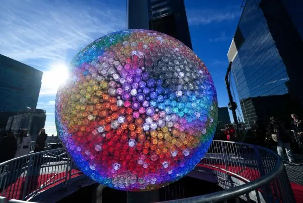 Times Square Holds New Year’s Eve Ball Drop Test