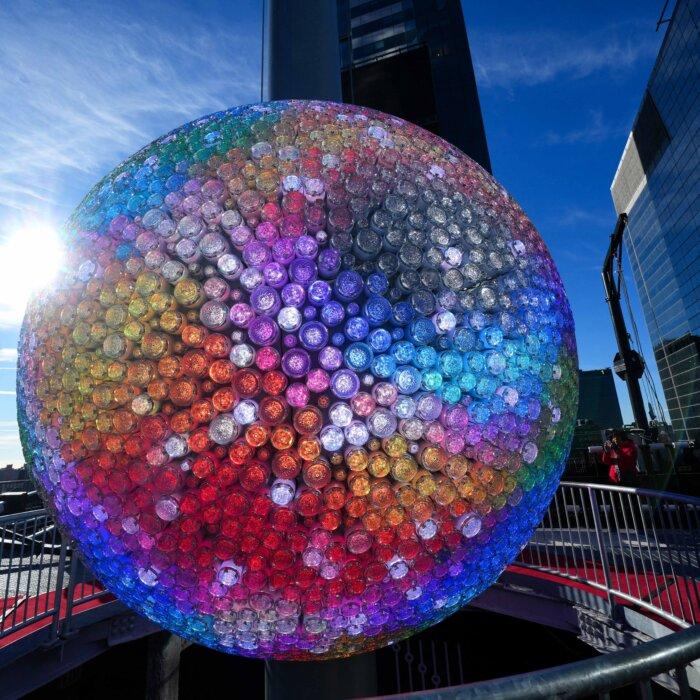 Times Square Holds New Year’s Eve Ball Drop Test