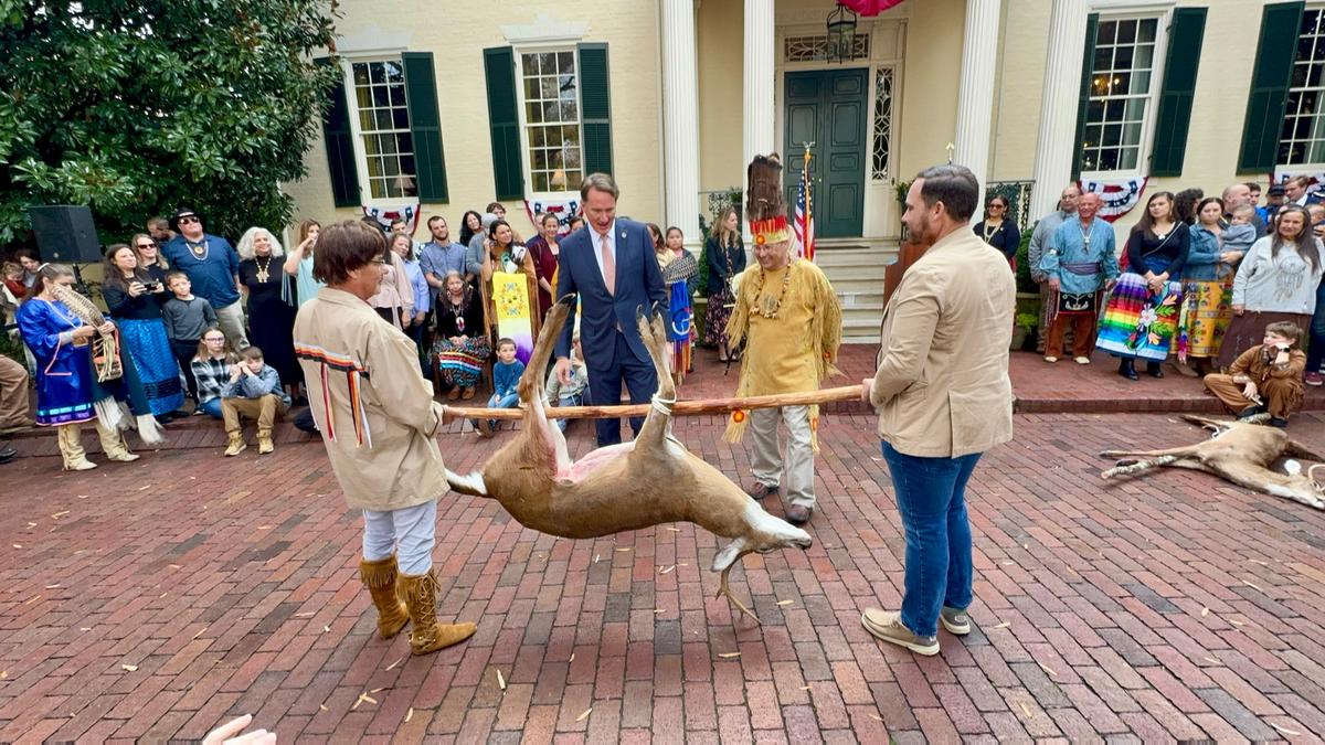 Virginia Governor Salutes Tribes’ Decades of Deer Hunting to Feed the Homeless