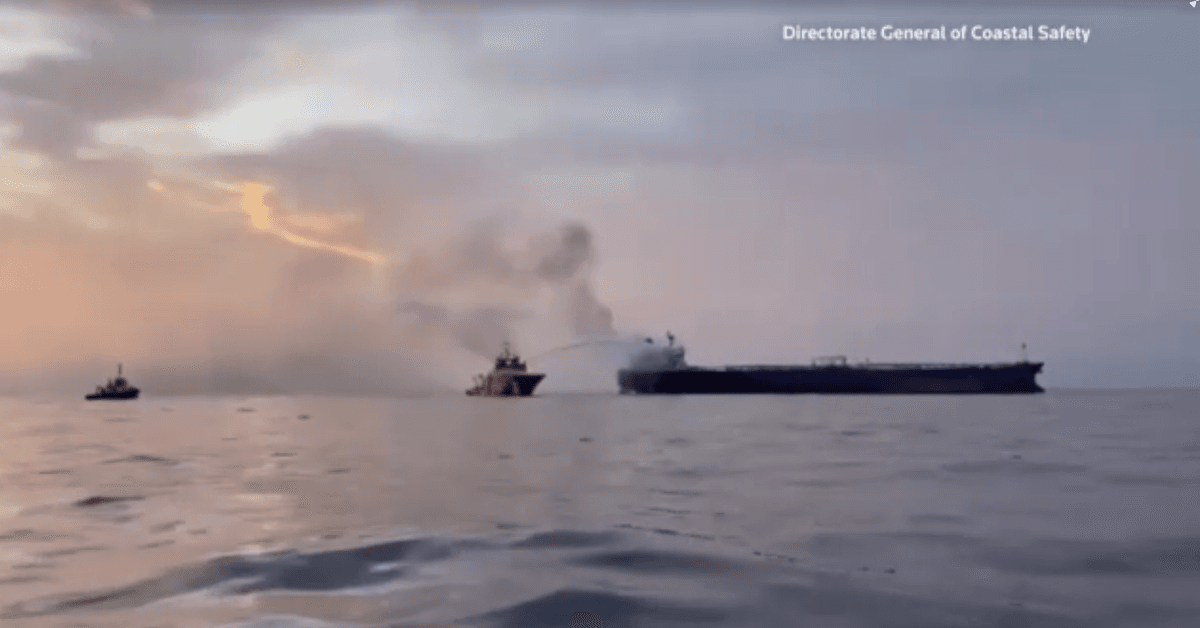 Ukraine Hits 2 Russian ‘Shadow Fleet’ Oil Tankers With Naval Drones