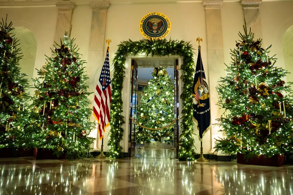 In Photos: First Lady Unveils White House Christmas Decor thumbnail