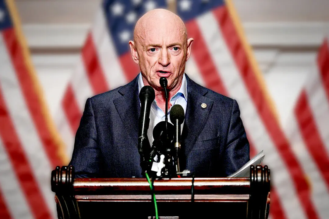 Sen. Mark Kelly Holds a Press Conference on the Trump Administration