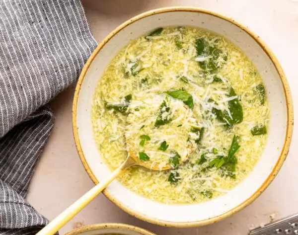 Stracciatella Soup (Italian Egg Drop Soup)
