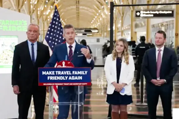 LIVE NOW: Duffy and Kennedy Launch Airport Health and Family Initiative