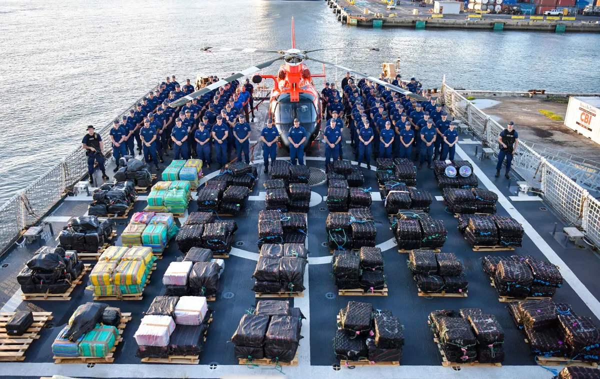 US Coast Guard Operation Seizes 150,000 Pounds of Cocaine thumbnail