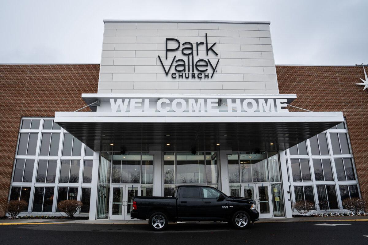 Park Valley Church in Haymarket, Va., on Dec. 5, 2025. (Madalina Kilroy/The Epoch Times)