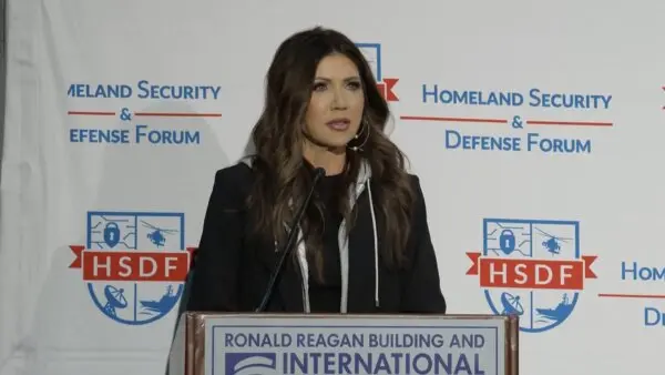 Homeland Security Secretary Noem Addresses 8th Border Security Symposium