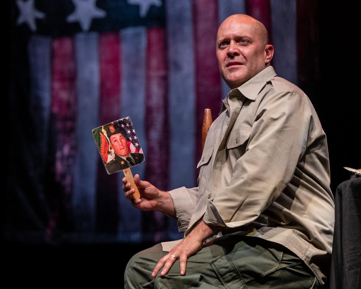 Douglas Taurel in "The American Soldier." (Teresa Castracane Photography)