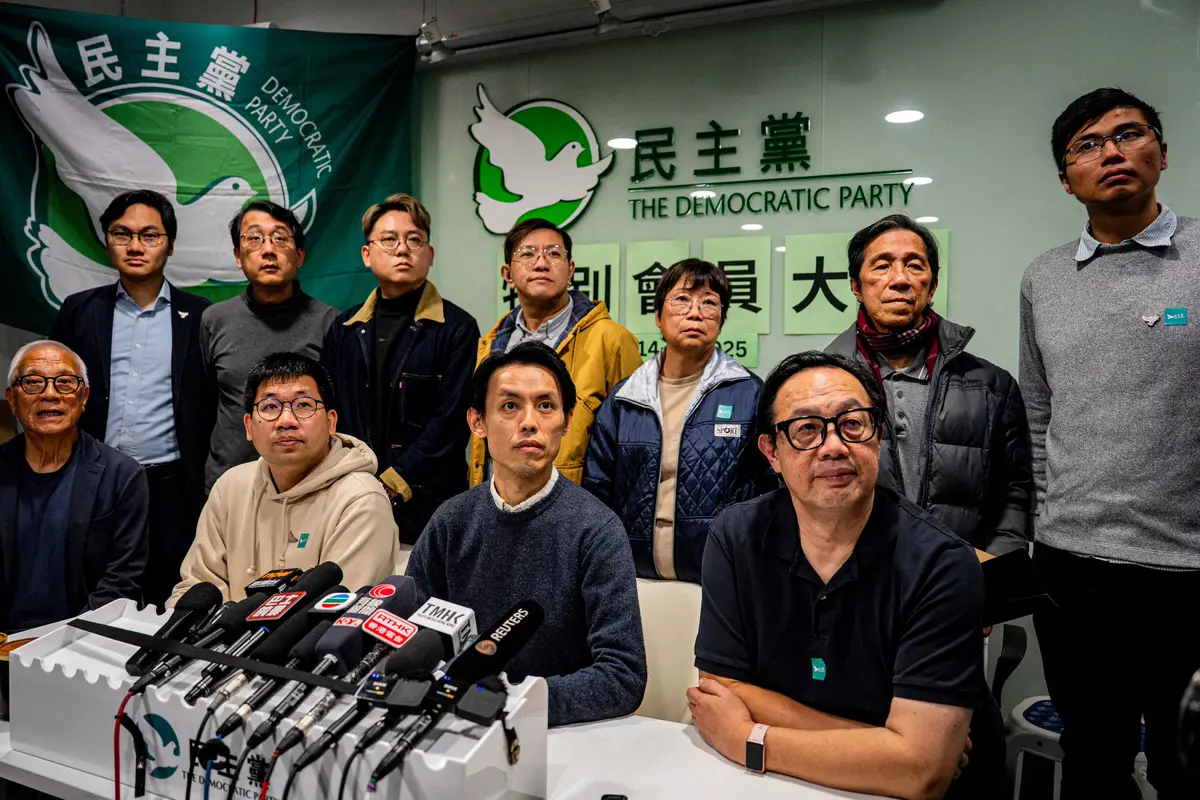 Hong Kong’s Democratic Party Votes to Disband After Decades in Opposition thumbnail