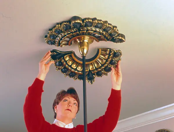 Install a Ceiling Medallion
