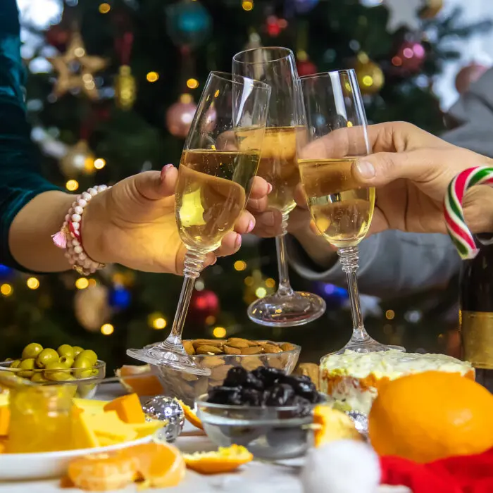 Wine at Year-End Parties