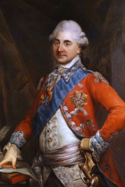 Portrait of King Stanislaw II August Poniatowski, 1786, by Marcello Bacciarelli. (Public Domain)