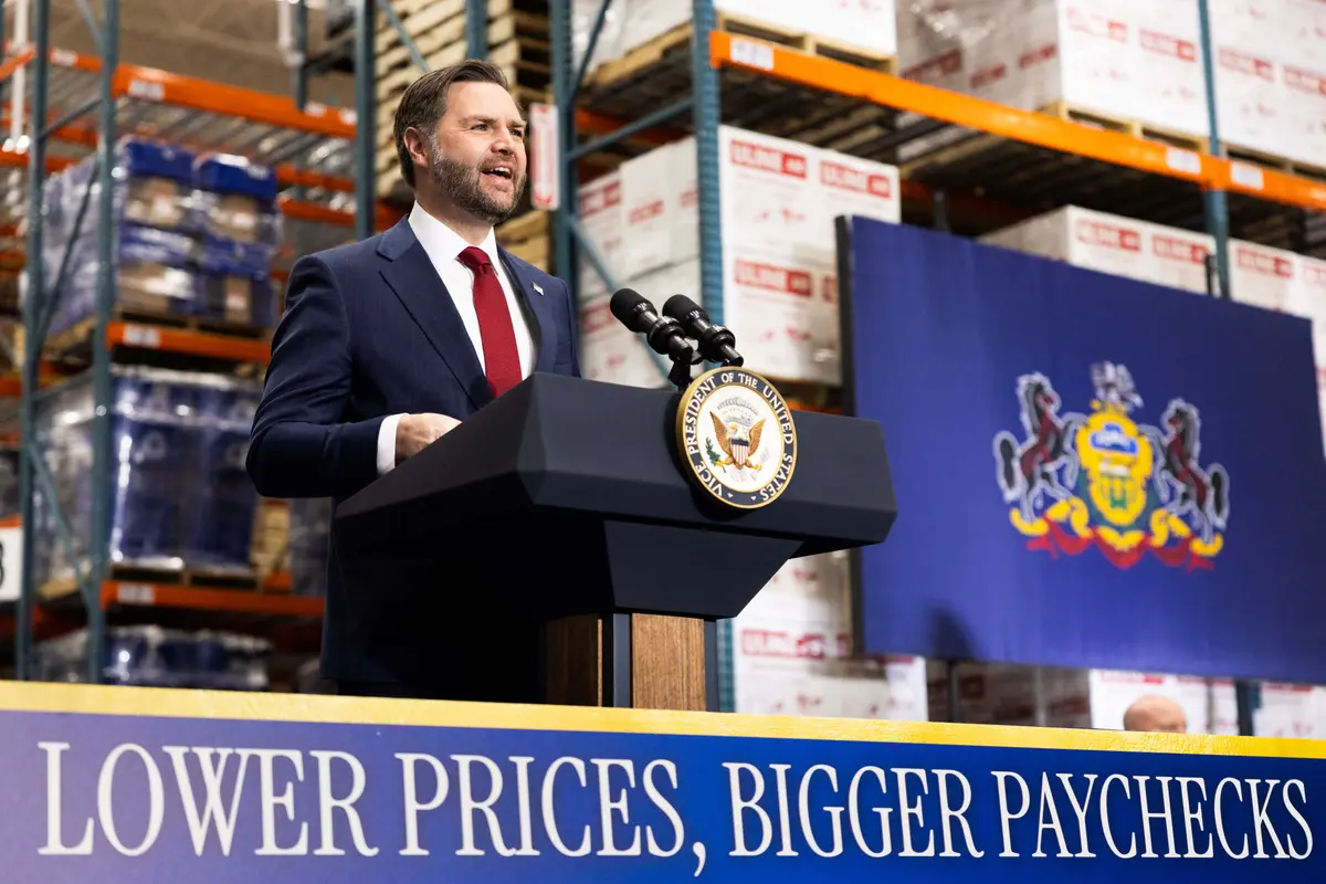 Vance Tells Pennsylvania Crowd ‘Affordability Crisis’ Will Take Time to Resolve thumbnail