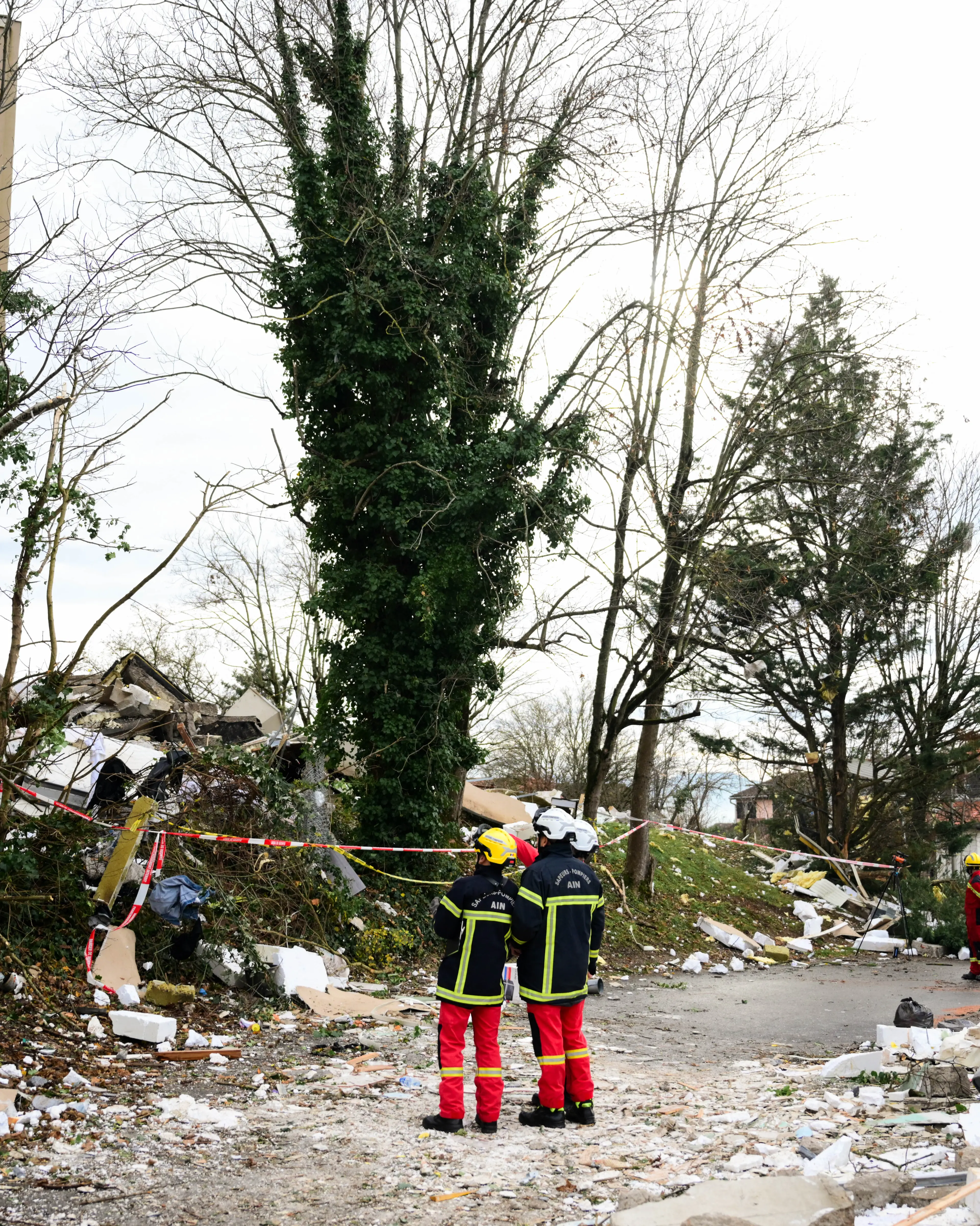 Day in Photos: Explosion in France, Flood Cleanup in Indonesia, and Harvesting Brussels Sprouts
