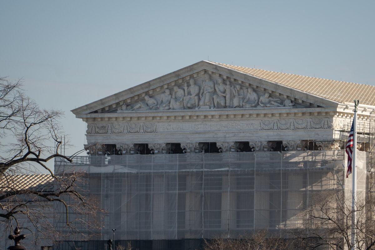 The Supreme Court in Washington on Dec. 18, 2025. (Madalina Kilroy/The Epoch Times)
