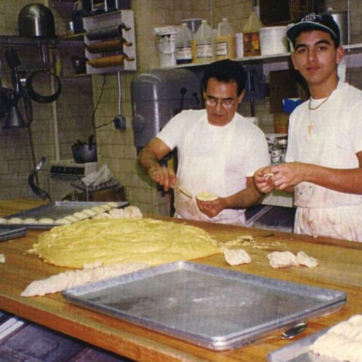 Buddy Valastro and his father, Buddy Valastro Sr., in an undated photo. (Courtesy of Buddy Valastro)