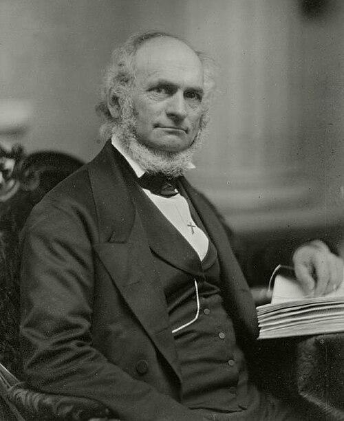 A daguerreotype of Calvin Ellis Stowe, circa 1850. George Eastman House Collection. (Public Domain)