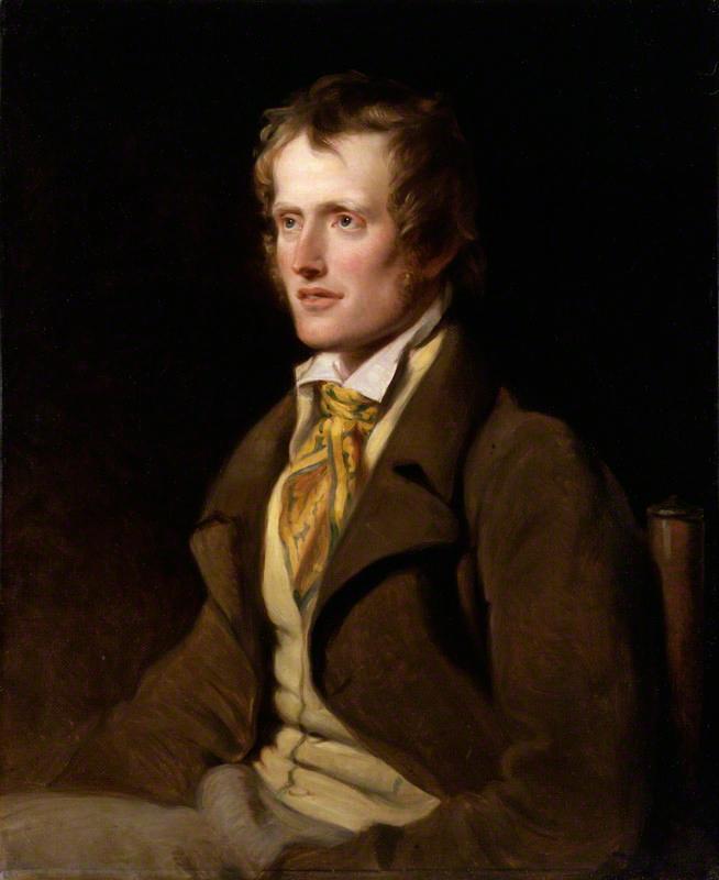 A portrait of John Clare, 1820, by William Hilton. (Public Domain)