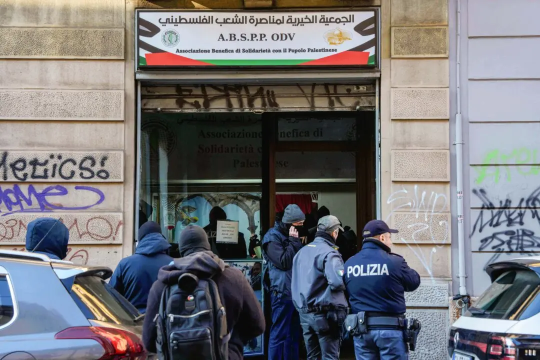 Italy Arrests 9 for Allegedly Using Charities to Fund Hamas Terrorists