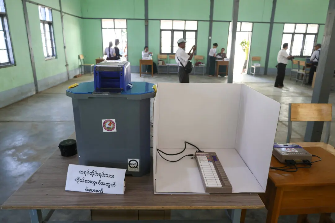 Weak Turnout Seen in Myanmar’s Phased Election, First Since 2021 Coup