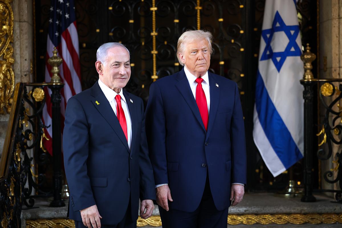 Trump Hosts Netanyahu at Mar-a-Lago for Bilateral Discussions thumbnail