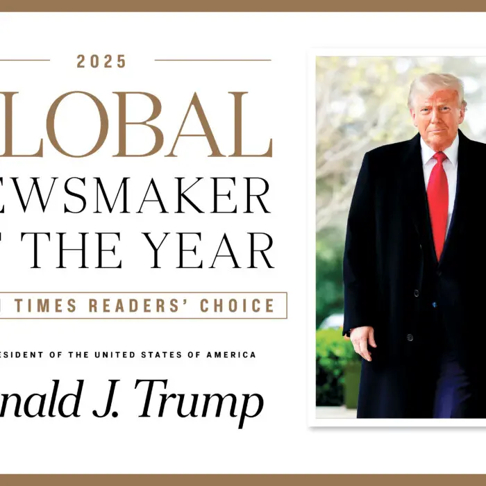 Trump Is Global Newsmaker of the Year: Epoch Times Readers’ Choice
