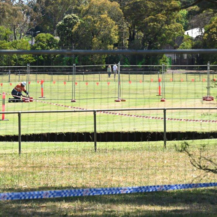 Fears After 12-Metre-Wide Sinkhole Emerges Near Major Tunnel Project