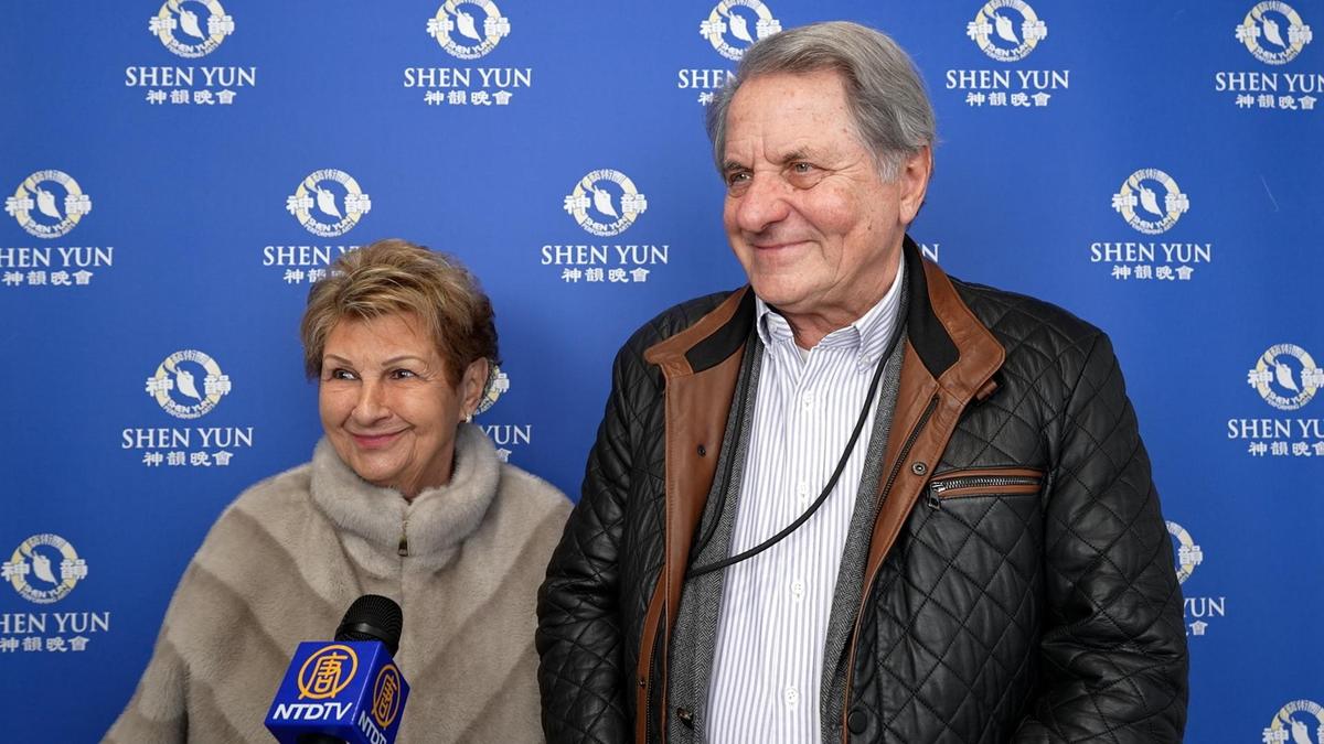 In Toulon, Shen Yun Captivates an Iconic Couple in the Luxury Hotel Industry