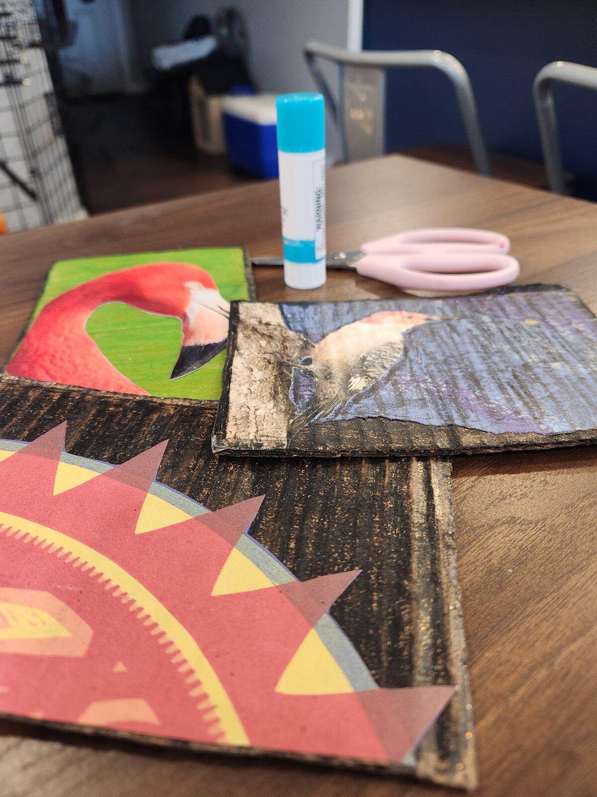 Postcards are a simple art activity, and a fun souvenir to mail home from the road. (Myscha Theriault/TNS)