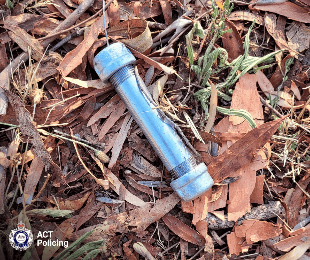 11 Pipe Bombs Found Along Long Stretch of Footpath in Canberra