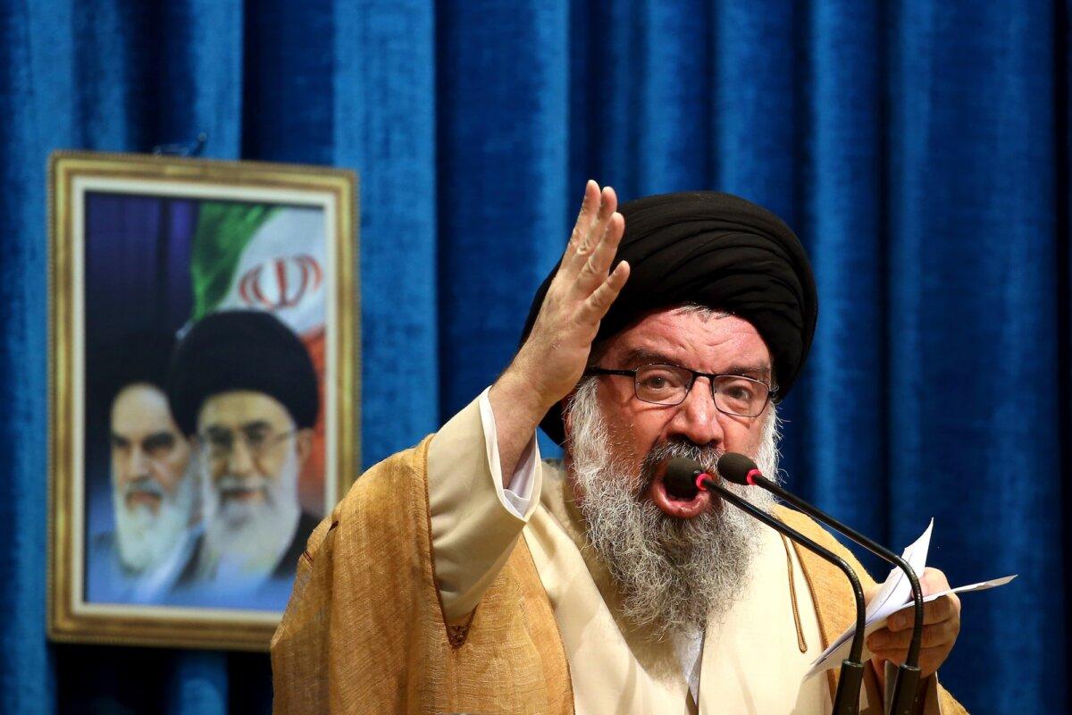 Iranian senior cleric Ahmad Khatami delivers a sermon in Tehran, Iran, on Jan. 5, 2018. (Ebrahim Noroozi/AP Photo/File)