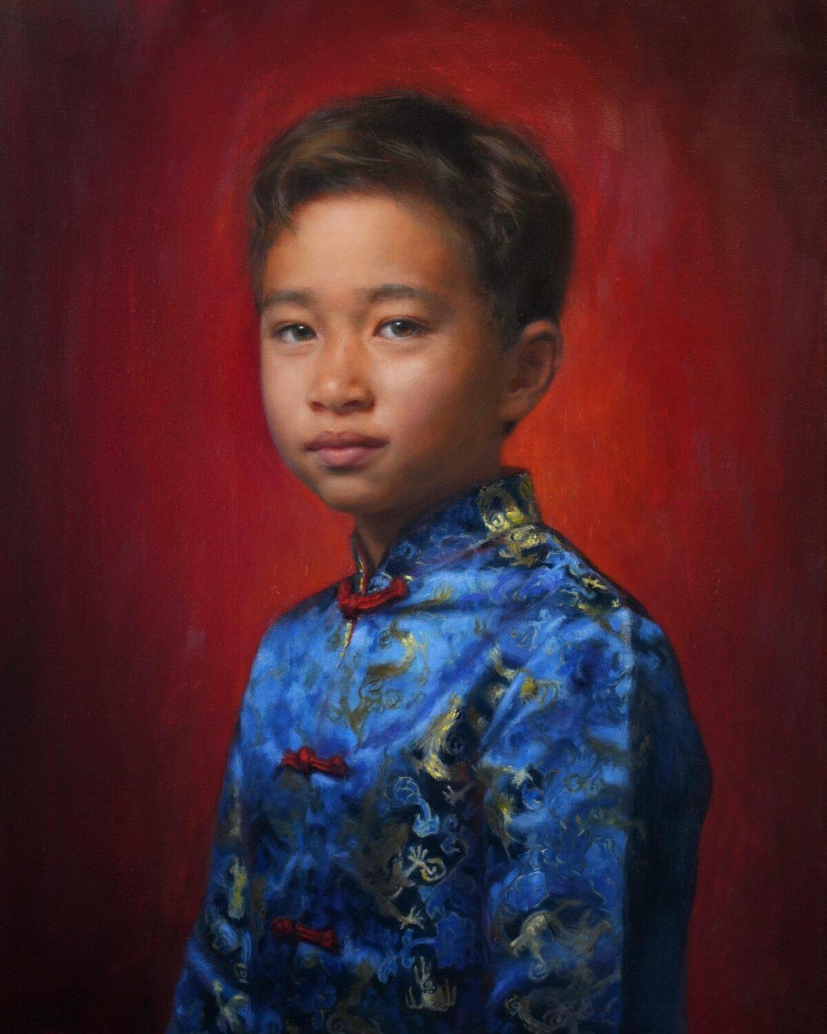 A portrait of Ilya by Miriam Baranov. (NTD International Figure Painting Competition)