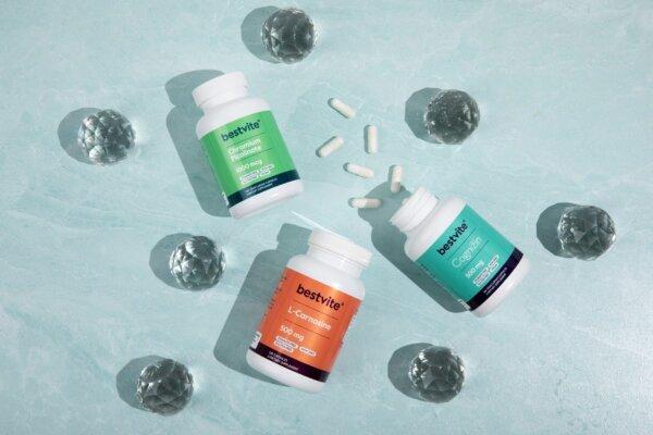 Some of our most popular products: L-Carnosine, Cognizin, and Chromium Picolinate. (Bestvite Inc)
