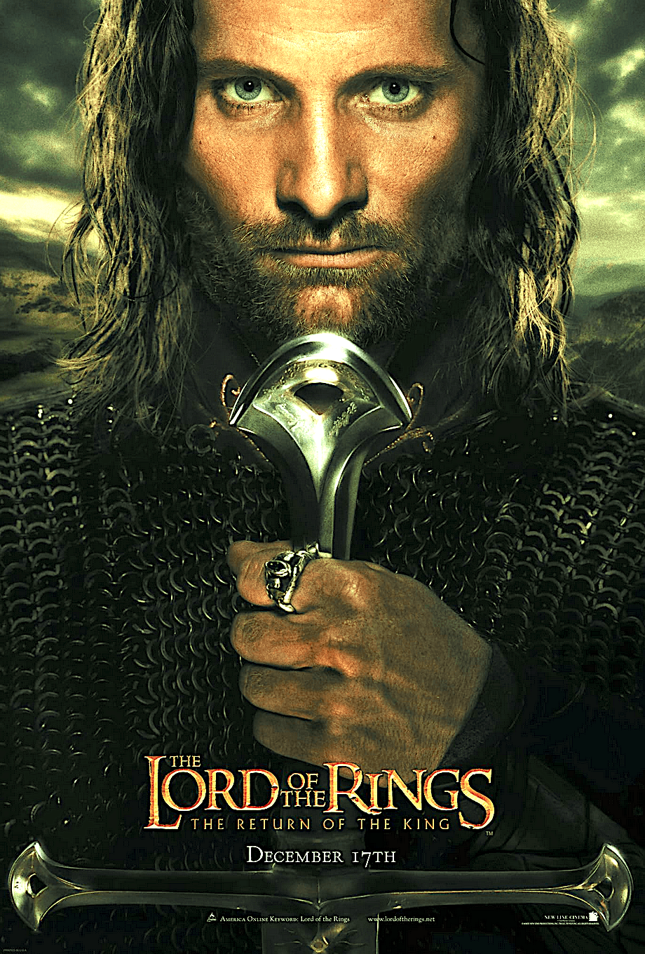 Promotional poster for "The Lord of the Rings: The Return of the King." (New Line Cinema)