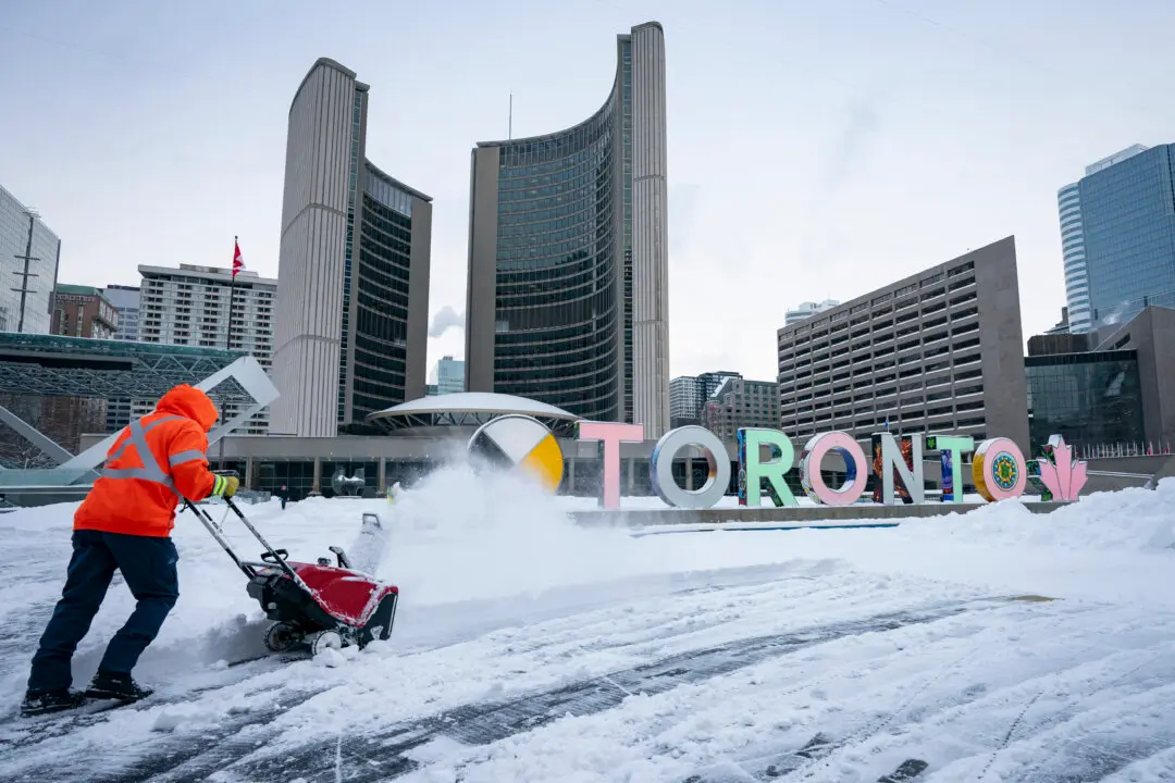 Heavy Snowstorm to Hit Toronto, Eastern Canada as Frigid Temperatures Persist