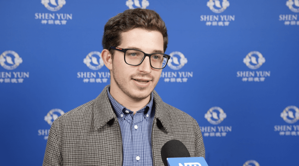 Aaron Silverstein at the Shen Yun Performing Arts performance at The Music Center's Dorothy Chandler Pavilion on Jan. 25, 2026. (NTD)