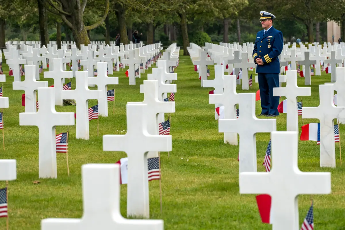 "Omaha Beach Cemetery" by Anatolie Poiata. (NTD 5th International Photography Competition)