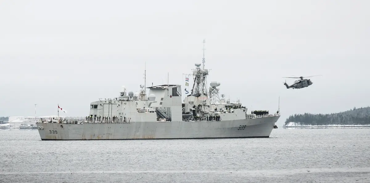 Canadian Navy Ship Sails Through Taiwan Strait After Beijing Issues Warning