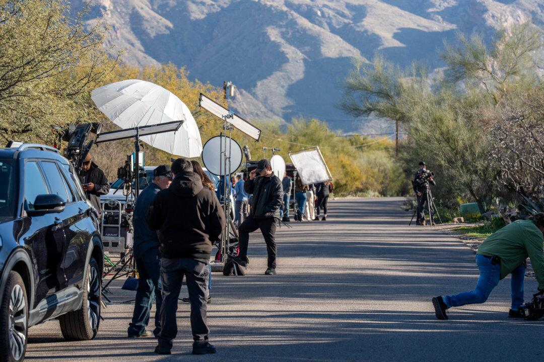 CATALINA, ARIZONA - FEBRUARY 3: Television media set up at the house of Nancy Guthrie, NBC host Savannah Guthrie's mother, on February 3, 2026 in Catalina, Arizona.The search continues in the Tucson area for Nancy Guthrie, after she was reported missing on February 1. (Photo by Jan Sonnenmair/Getty Images)