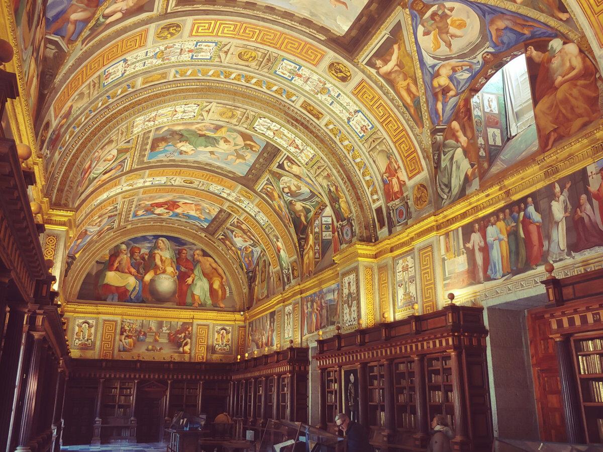 Royal Library (Real Biblioteca) of the Monastery of San Lorenzo de El Escorial in Spain. (Neal Justin/The Minnesota Star Tribune/TNS)
