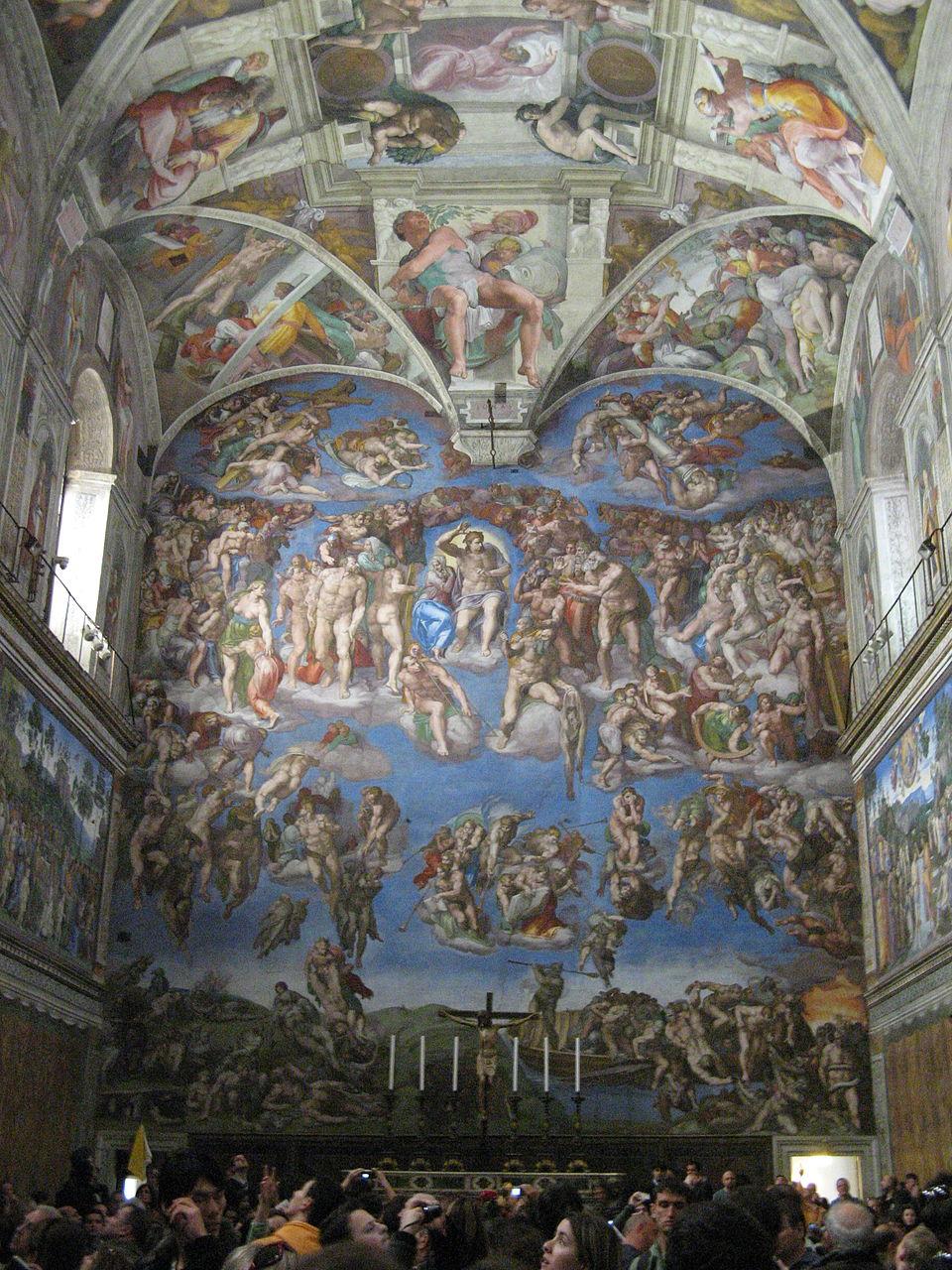 "The Last Judgment," 1536–1541, Michelangelo. Fresco. Sistine Chapel, Rome. Tolstoy wrote a tirade that condemned this and many other works of art. (Sujay25/CC BY-SA 2.0)