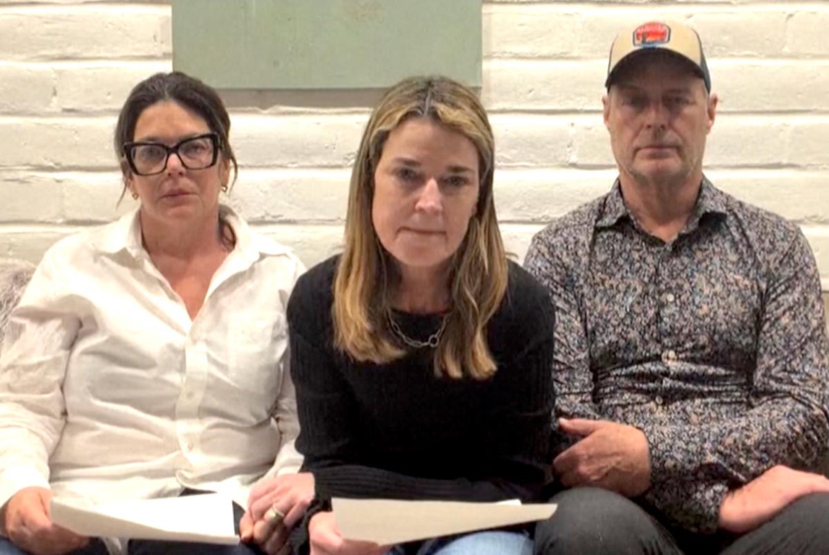 Savannah Guthrie (C) seen in a still from a video message posted on Feb. 4, 2026. (Savannah Guthrie via Instagram via Reuters/Screenshot via The Epoch Times)