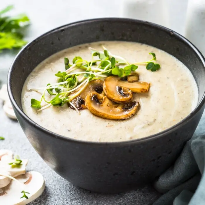 Immune-Boosting Cream of Mushroom Soup