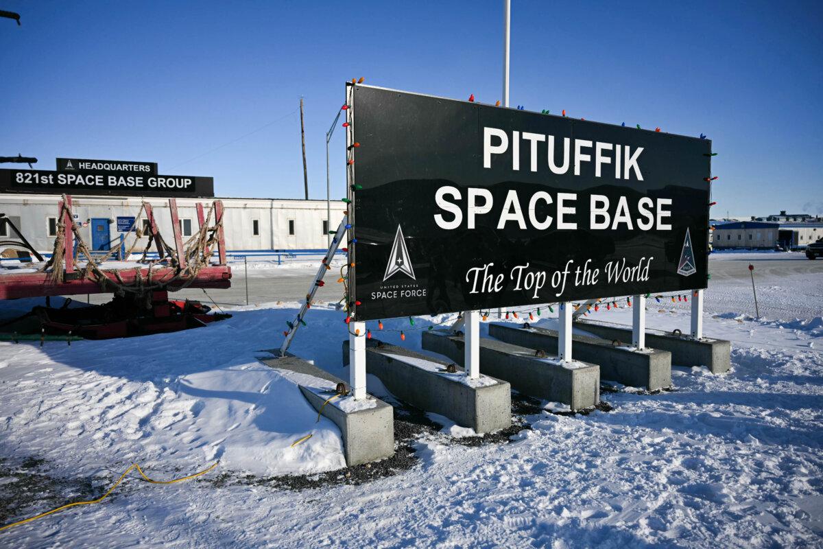 The US military's Pituffik Space Base in Pituffik, Greenland, on March 28, 2025. (Jim Watson - Pool/Getty Images)