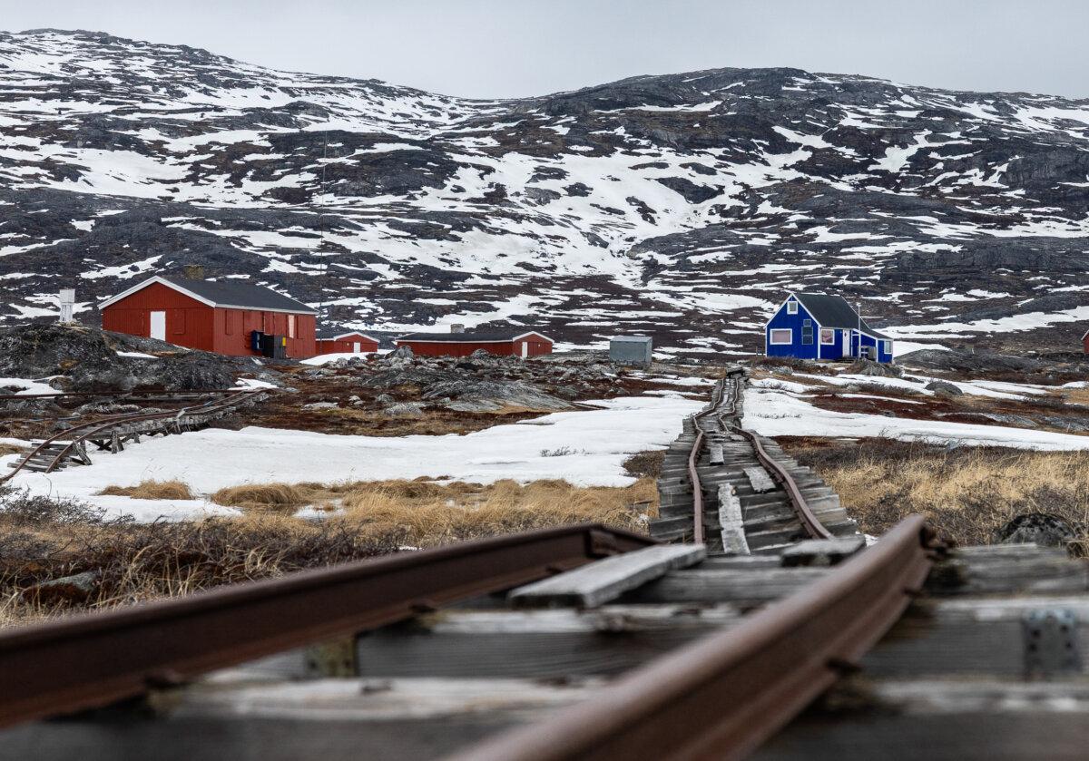 A fishing village near Nuuk, Greenland, on May 4, 2025. (John Fredricks/The Epoch Times)