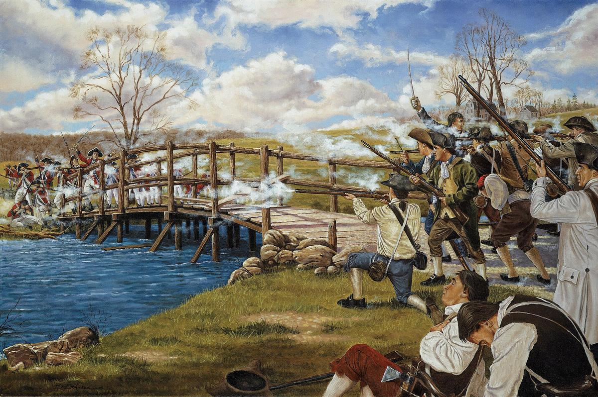 "The Shot Heard Round the World," 2009, by Domenick D'Andrea. (Public Domain)