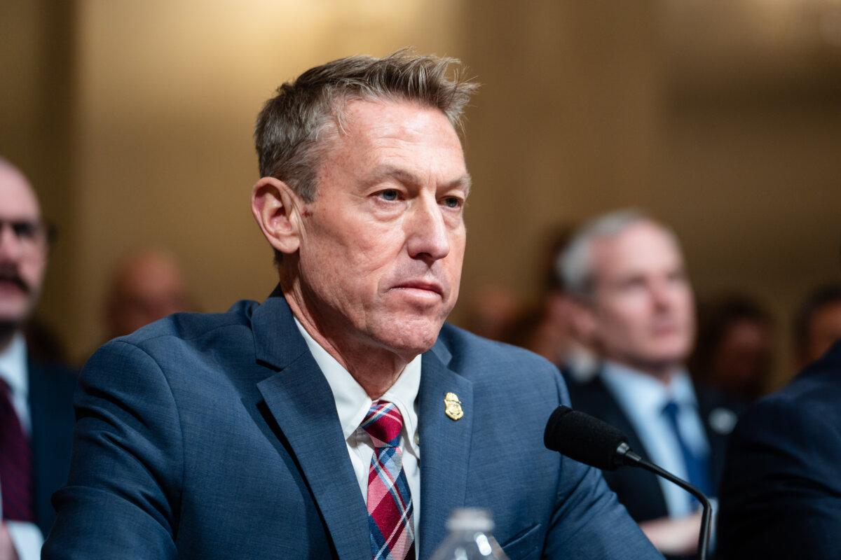 Rodney Scott, commissioner for Customs and Border Protection, testifies before the House Committee on Homeland Security on Capitol Hill in Washington on Feb. 10, 2026. (Madalina Kilroy/The Epoch Times)