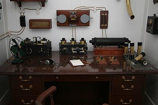 Replica of the Titanic's radio room where operators Jack Phillips and Harold Bride sent distress calls into the night. (SA BY-CC 2.0)